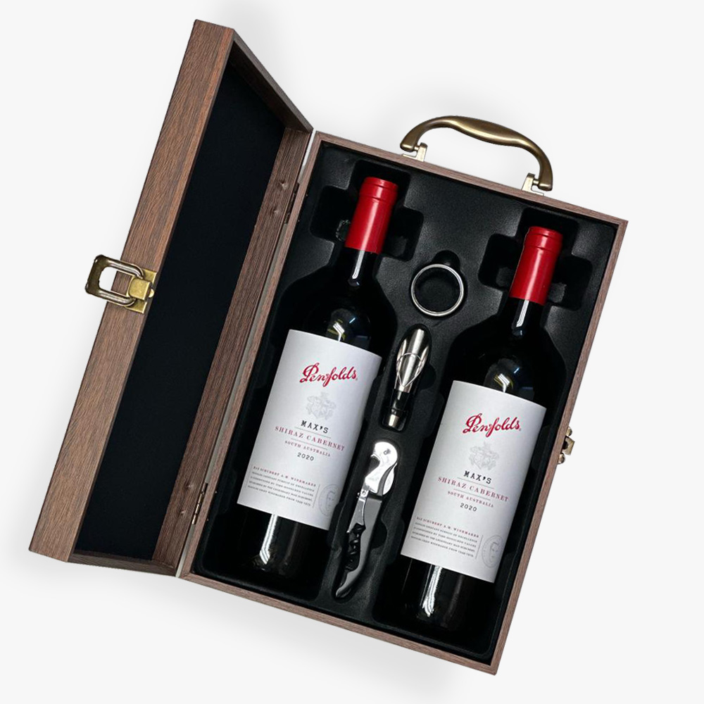 ワイン ペンフォールズpenfolds bin8 maxs 4本セット Penfolds Max's Shiraz Cabernet Wine Gift Box - Buy Now!